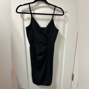 Express black sparkly mini dress size XS